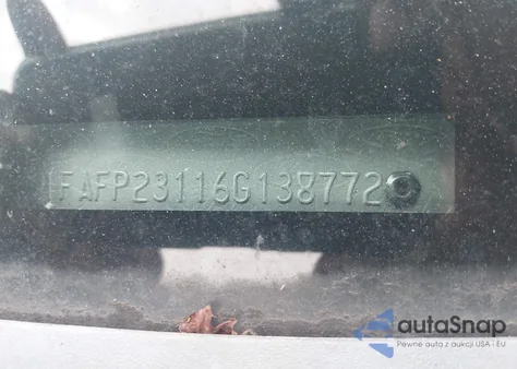 2006 Ford Five Hundred Se из США, поврежденный, VIN 1FAFP23116G138772